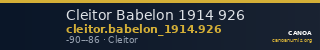 Cleitor Babelon 1914 926 — CANOA