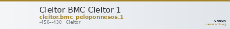 Cleitor BMC Cleitor 1 — CANOA