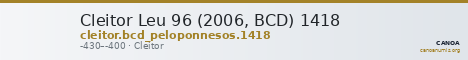 Cleitor Leu 96 (2006, BCD) 1418 — CANOA