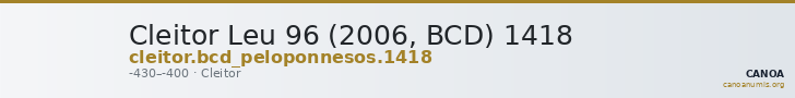 Cleitor Leu 96 (2006, BCD) 1418 — CANOA