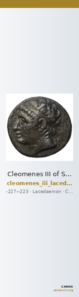 Cleomenes III of Sparta Lacedaemon Grunauer 1978 gruppe_III — CANOA