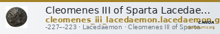 Cleomenes III of Sparta Lacedaemon Grunauer 1978 gruppe_III — CANOA