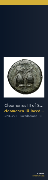 Cleomenes III of Sparta Lacedaemon Grunauer 1978 gruppe_VII — CANOA