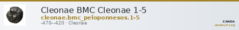 Cleonae BMC Cleonae 1-5 — CANOA