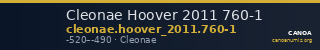 Cleonae Hoover 2011 760-1 — CANOA