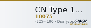 CN Type 10075 — CANOA