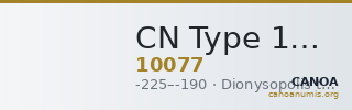 CN Type 10077 — CANOA