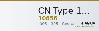 CN Type 10656 — CANOA