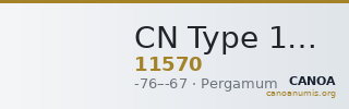 CN Type 11570 — CANOA