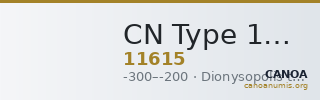 CN Type 11615 — CANOA