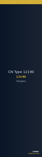 CN Type 12190 — CANOA