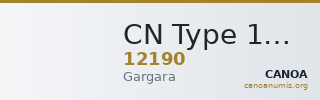 CN Type 12190 — CANOA