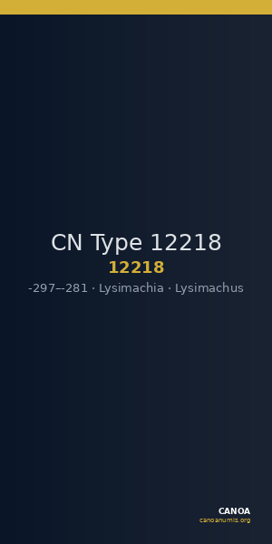 CN Type 12218 — CANOA