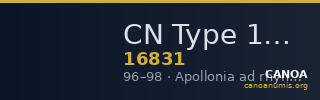 CN Type 16831 — CANOA