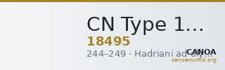 CN Type 18495 — CANOA