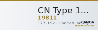 CN Type 19811 — CANOA