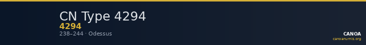 CN Type 4294 — CANOA
