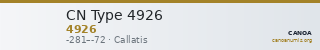 CN Type 4926 — CANOA