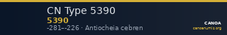 CN Type 5390 — CANOA
