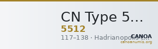 CN Type 5512 — CANOA