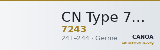 CN Type 7243 — CANOA