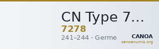 CN Type 7278 — CANOA