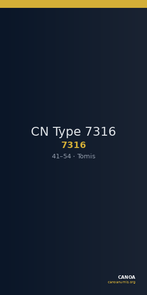 CN Type 7316 — CANOA