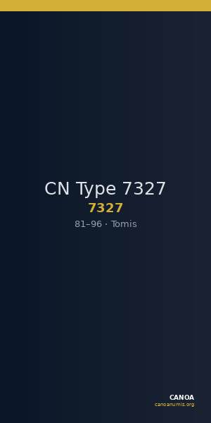 CN Type 7327 — CANOA