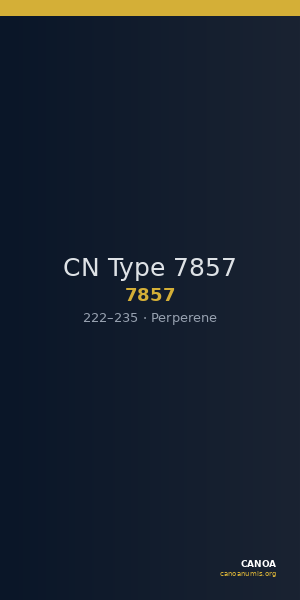CN Type 7857 — CANOA
