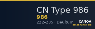 CN Type 986 — CANOA