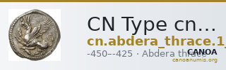 CN Type cn.abdera_thrace.1_ed.101 — CANOA