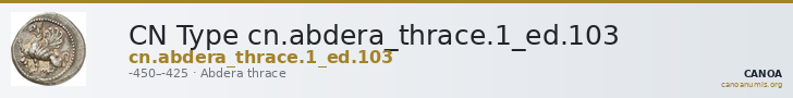 CN Type cn.abdera_thrace.1_ed.103 — CANOA