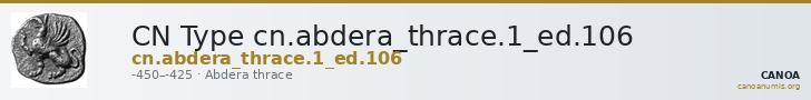 CN Type cn.abdera_thrace.1_ed.106 — CANOA