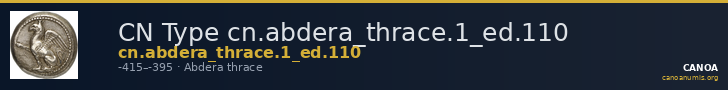 CN Type cn.abdera_thrace.1_ed.110 — CANOA