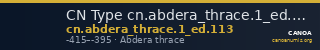CN Type cn.abdera_thrace.1_ed.113 — CANOA