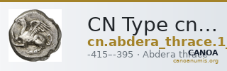 CN Type cn.abdera_thrace.1_ed.118 — CANOA