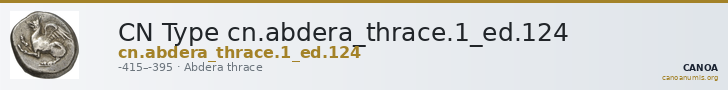 CN Type cn.abdera_thrace.1_ed.124 — CANOA