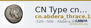 CN Type cn.abdera_thrace.1_ed.13 — CANOA