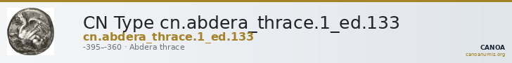CN Type cn.abdera_thrace.1_ed.133 — CANOA