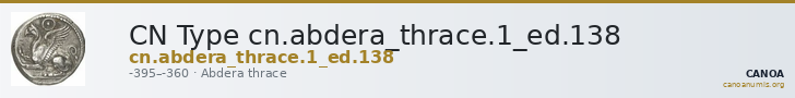 CN Type cn.abdera_thrace.1_ed.138 — CANOA
