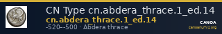 CN Type cn.abdera_thrace.1_ed.14 — CANOA