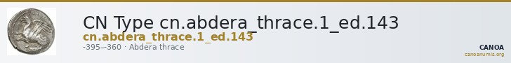 CN Type cn.abdera_thrace.1_ed.143 — CANOA