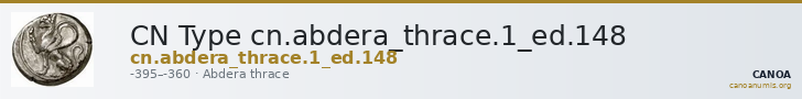 CN Type cn.abdera_thrace.1_ed.148 — CANOA