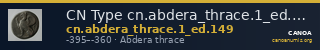 CN Type cn.abdera_thrace.1_ed.149 — CANOA
