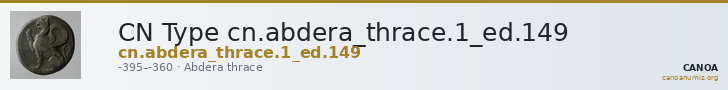 CN Type cn.abdera_thrace.1_ed.149 — CANOA