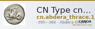 CN Type cn.abdera_thrace.1_ed.157 — CANOA