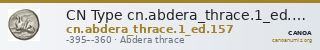 CN Type cn.abdera_thrace.1_ed.157 — CANOA