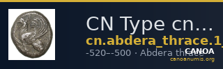 CN Type cn.abdera_thrace.1_ed.16 — CANOA