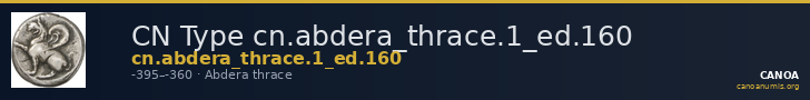 CN Type cn.abdera_thrace.1_ed.160 — CANOA