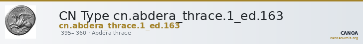 CN Type cn.abdera_thrace.1_ed.163 — CANOA